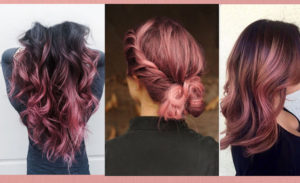 mechas balayage rosadas