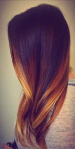 mechas californianas cobrizas