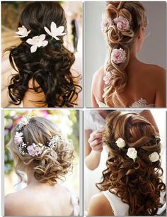 Peinados con flores en el pelo descripciones e ideas de moda