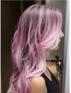 tipos de mechas rosas