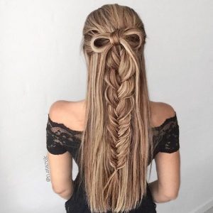 peinados modernos con trenza