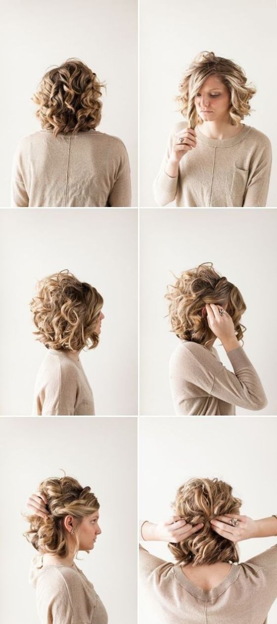 semirecogido con ondas