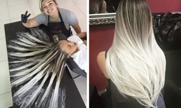 mechas californianas blancas