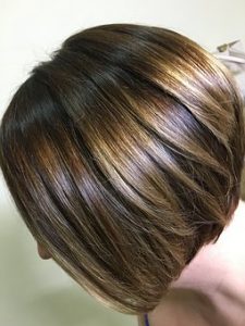 Mechas En Cabello Corto