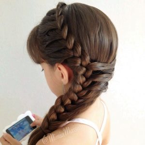 peinados para niña trenzas