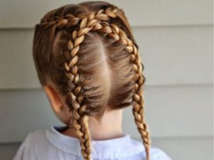 peinados trenzas completas para niña