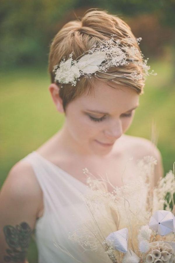 peinado para boda mujer pelo corto