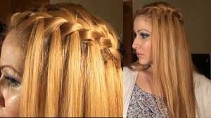 peinado trenza cascada