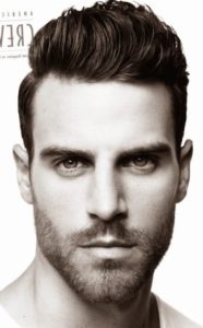 corte de pelo hombres triangular