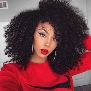 cortes de pelo media melena afro